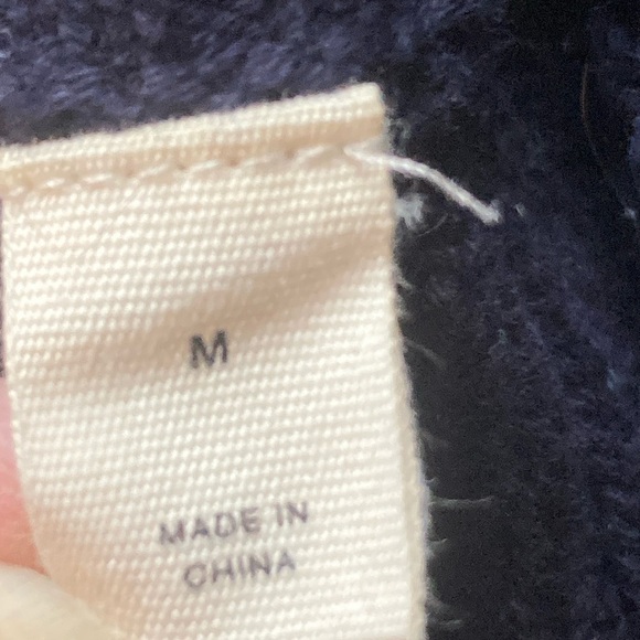 Anthropologie Moth dark blue cami sweater with side slits EUC - Picture 7 of 10